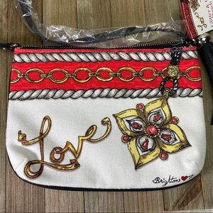 NWT BRIGHTON Glitter & Go Pouch crossbody giftbag